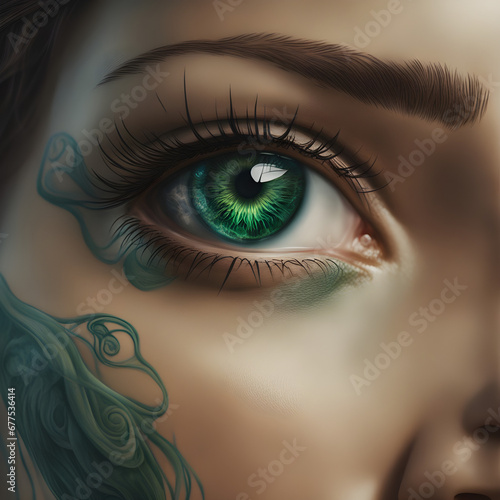 The green eye