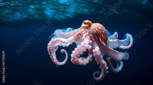 beauty octopus in the sea © LANDSCAPE LOOKS