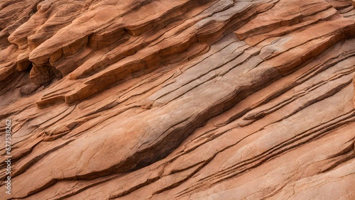 The patterns and textures found in rock formations, cliffs, or geological features. © AI ARTS