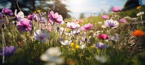 Fototapeta Naklejka Na Ścianę i Meble -  spring flowers in a medow