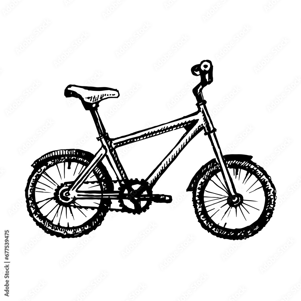 Fototapeta premium Hand drawn sketch ecology vector isolated illustration