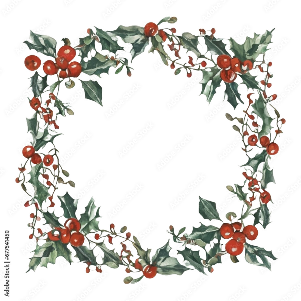 Christmas Clipart Border Warmest wishes for a wonderful Christmas