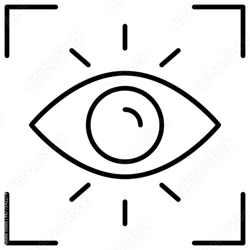 Virtuelle Realität Digitaler Raum Auge