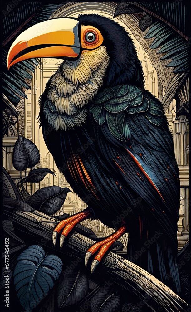 Fototapeta premium toucan 