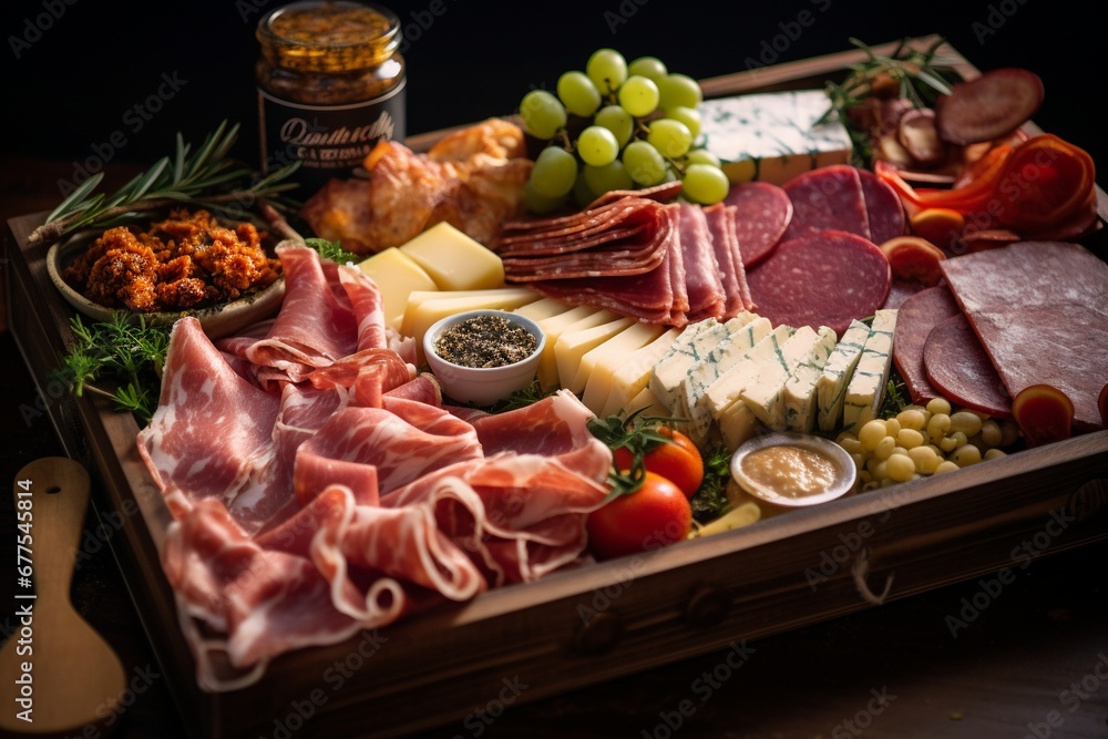 Gastronomic Ensemble: Charcuterie Extravaganza Box Gastronomic Ensemble: Charcuterie Extravaganza Box