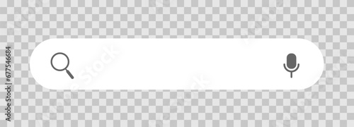 Search bar. Search bar vector icons in flat design.  Vector illustration
