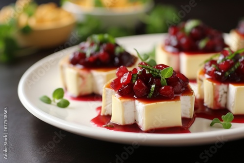 Festive Bites: Party Appetizers Featuring Turkey, Brie, and Cranberry Sauce, a Perfect Trio of Flavors to Celebrate Any Occasion