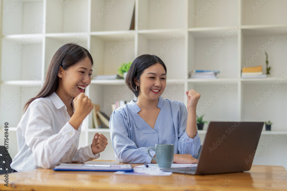 Two business worker consult and plan together. Brainstorm, share, and discuss business project ideas. Two business worker consult and plan together. Brainstorm, share, and discuss business project ideas.