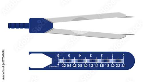 EKG Caliper - tool for cardiogram measurement