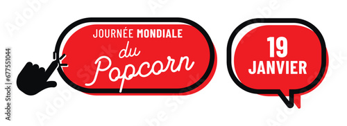 journée mondiale du popcorn / pop-corn le 19 janvier