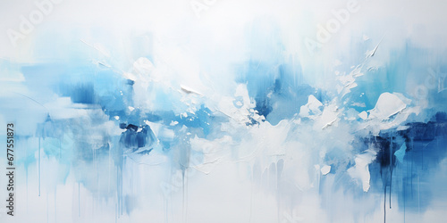 abstract background blue brush strokes on white background