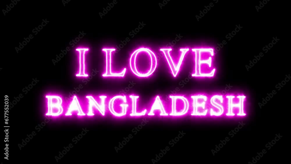 I love my country's text animation. Text animation. animation video. motherland love I love my country's text animation. Text animation. animation video. motherland love