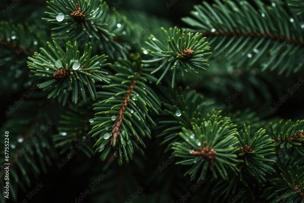 Macro Shot Of Christmas Tree Background Macro Shot Of Christmas Tree Background