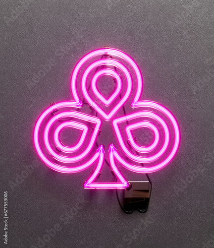Neon Club - heavy glow - Poker Icon (ID: 677553006)