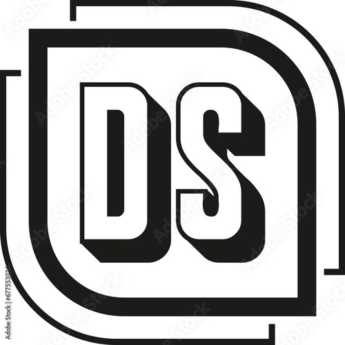 DS Letter Monogram Logo Design