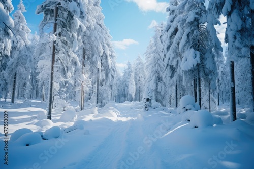 A Snowy Forest © Anastasiia