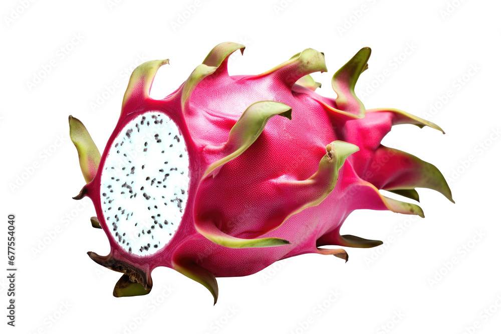 Dragon fruit isolated on transparent background. Dragon fruit isolated on transparent background.