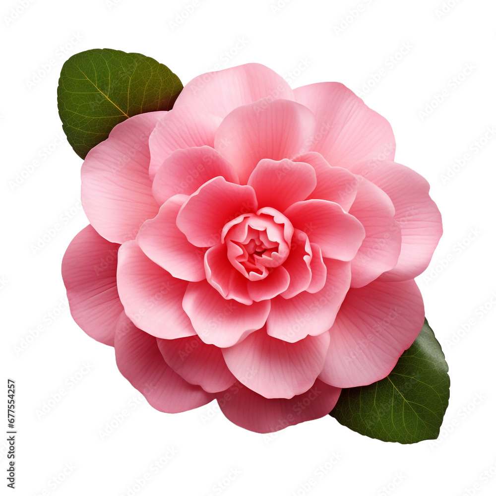 Camellia flower isolated on transparent background Camellia flower isolated on transparent background
