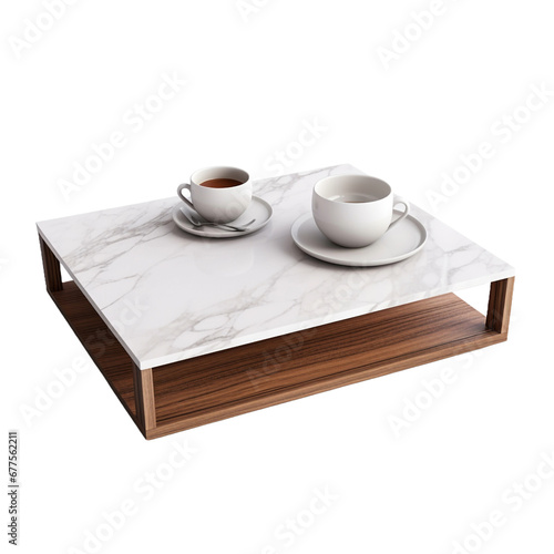 Coffee Table isolated on transparent background