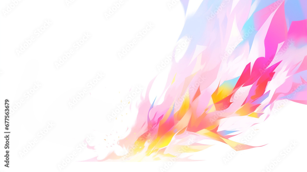 Obraz premium カラフルクリア ビジネス背景イラスト
