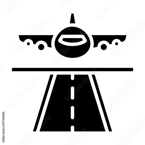  Airport runway, airstrip, takeoff strip, landing strip, aircraft runway icon and easy to edit.
