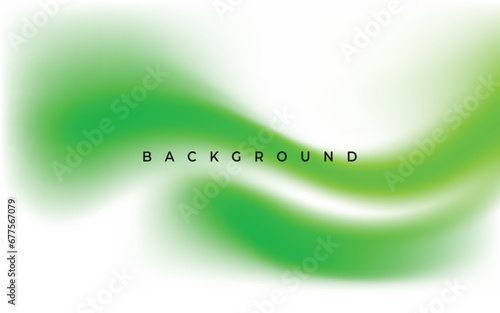 abstract green swoosh wavy background vector