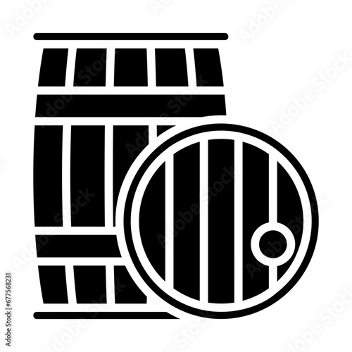 Cask, drum, container, keg, tun icon and easy to edit.