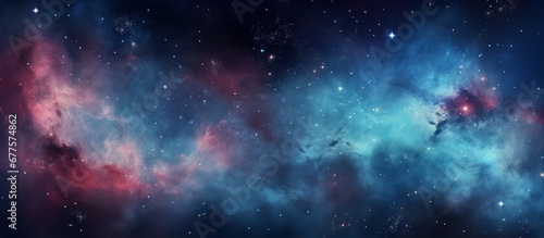 Endless galaxy. Abstract background of cosmos and stars © RMedia