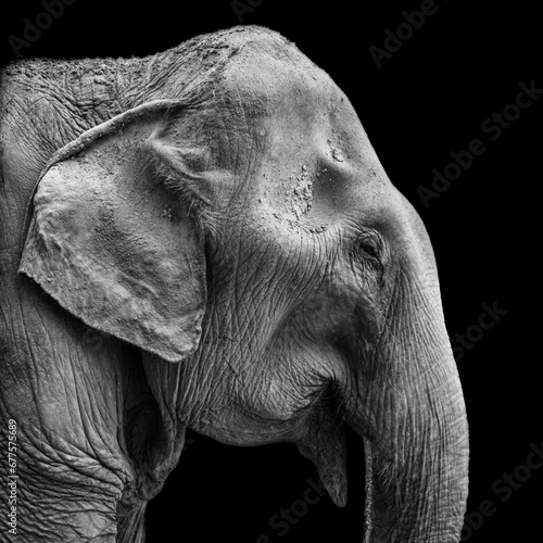 Black & White Elephant