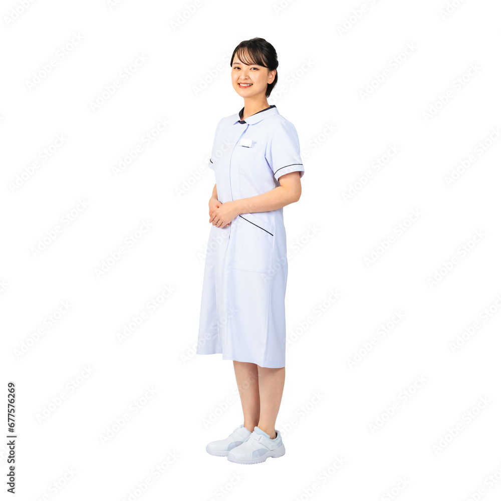 白衣を着た女性 看護師 医師 エステティシャン 切り抜き背景透過PNG 白衣を着た女性 看護師 医師 エステティシャン 切り抜き背景透過PNG