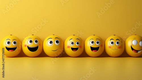 happy smiley faces HD 8K wallpaper Stock Photographic Image 