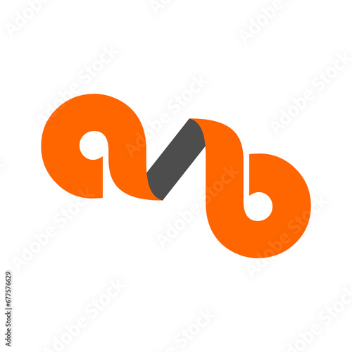 Simple and attractive abstract logo