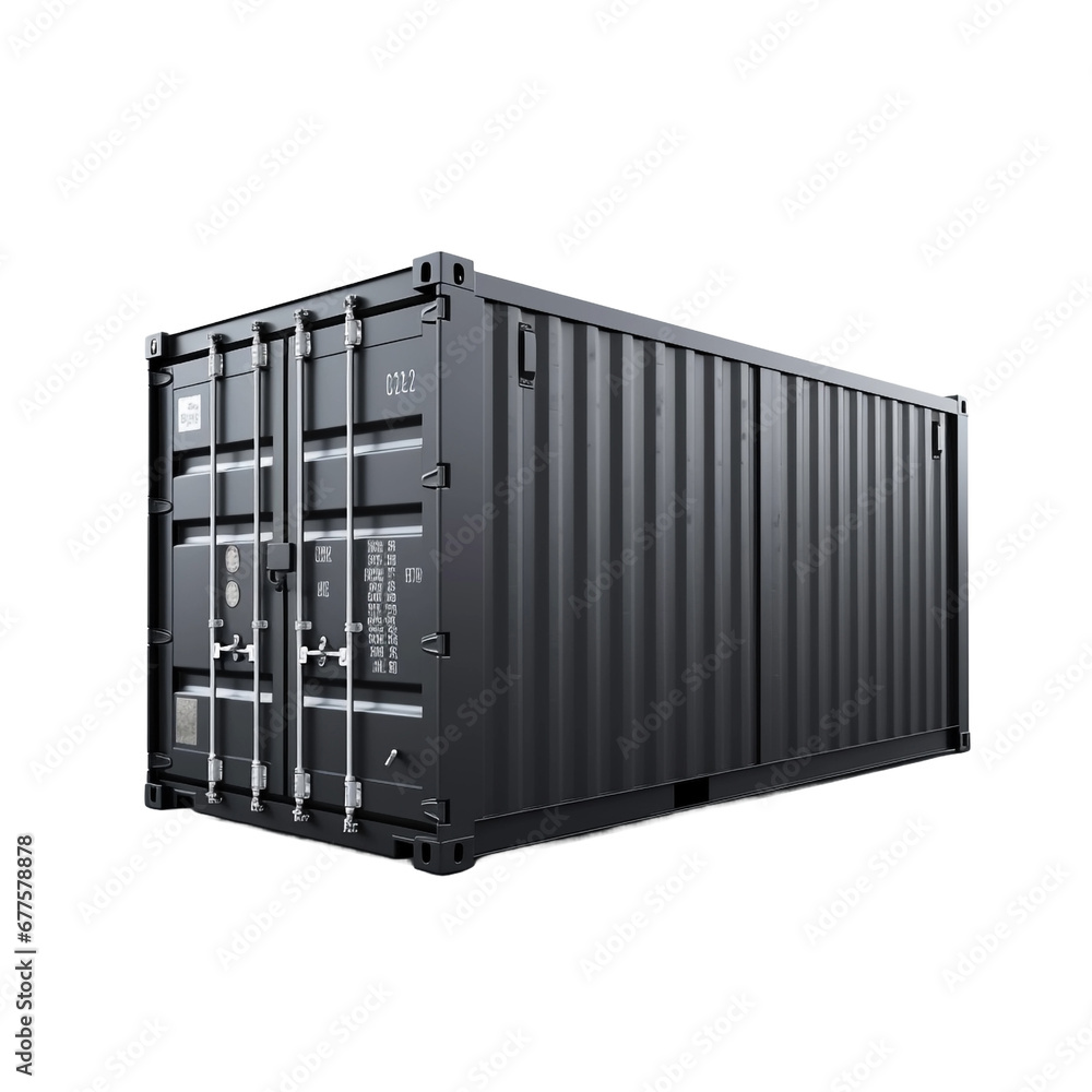 Container isolated on transparent background Container isolated on transparent background