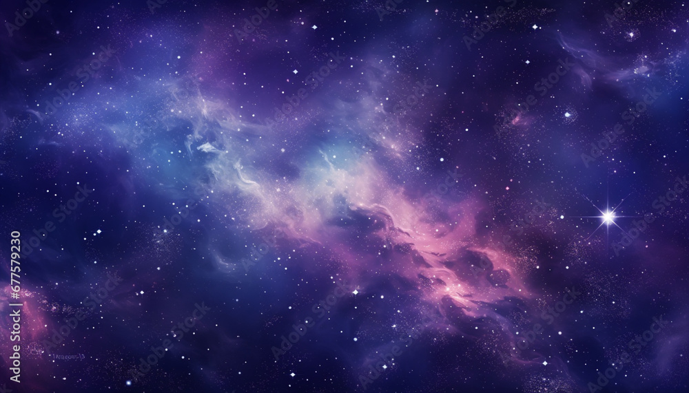 background with stars  Generated by AI