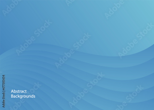Abstract background with wavy lines. Vector illustration for your design, abstract background with wavy lines