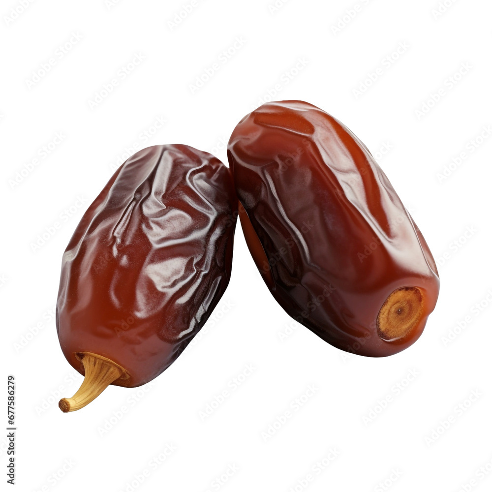 Date fruits isolated on transparent background Date fruits isolated on transparent background
