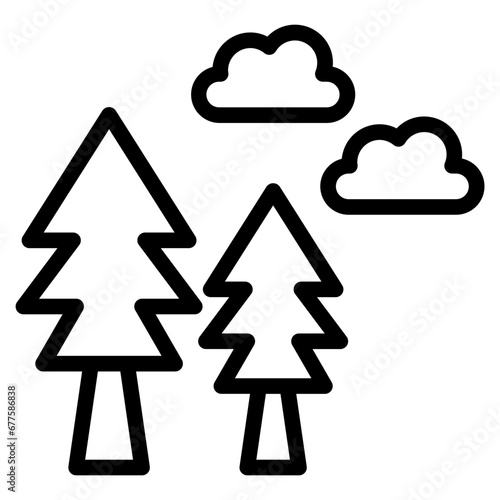 pine tree line