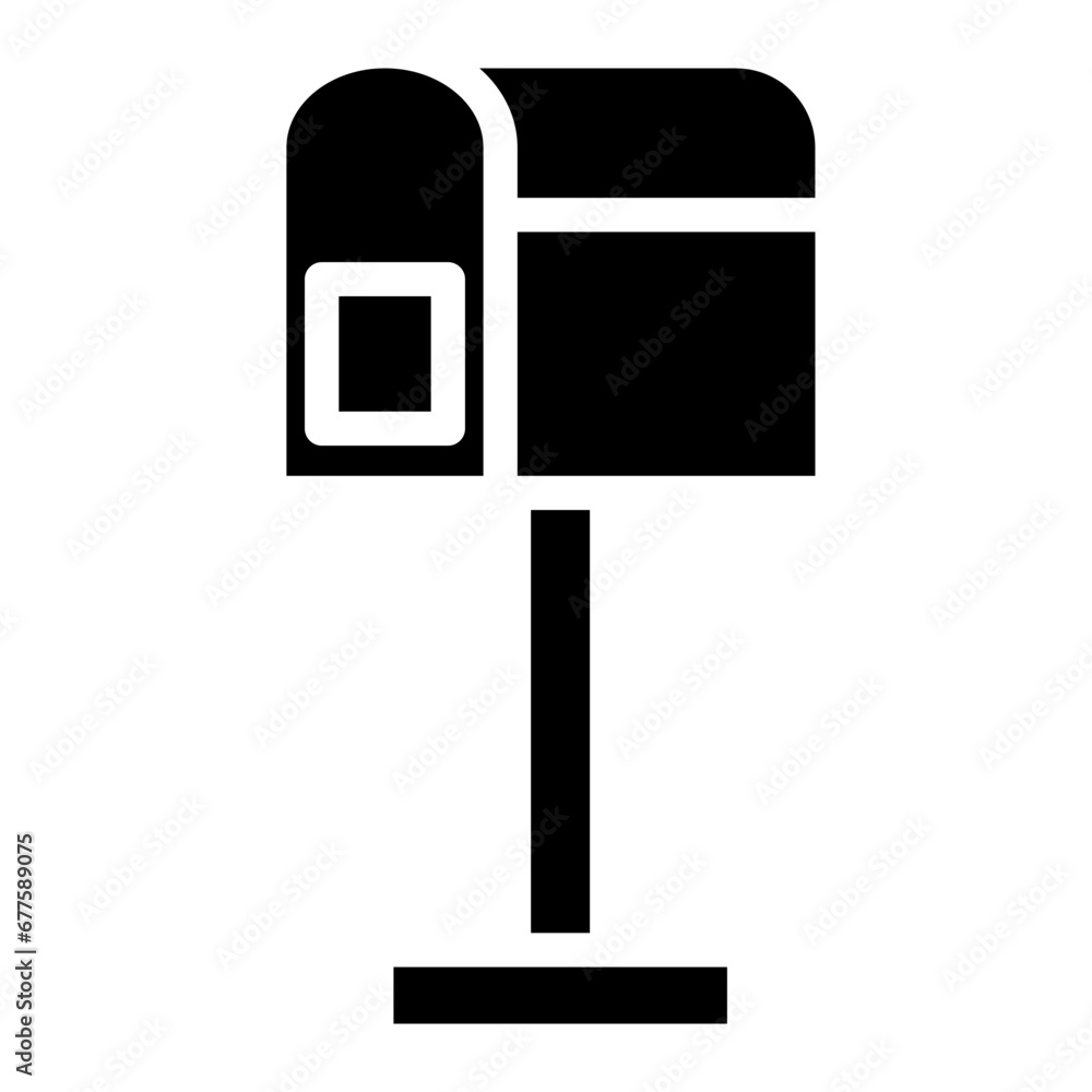 Obraz premium mailbox glyph