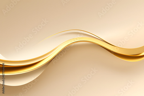 Gold color gradient background design. Abstract geometric background with liquid shapes. Vector illustration.