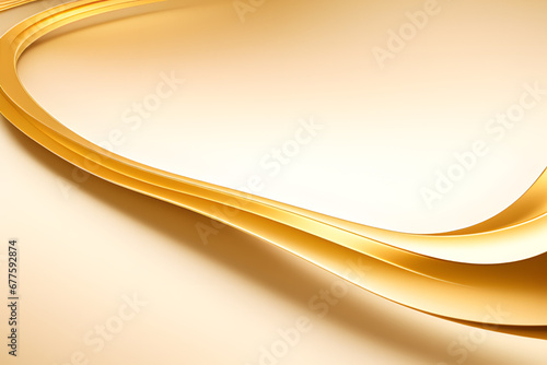 Gold color gradient background design. Abstract geometric background with liquid shapes. Vector illustration.