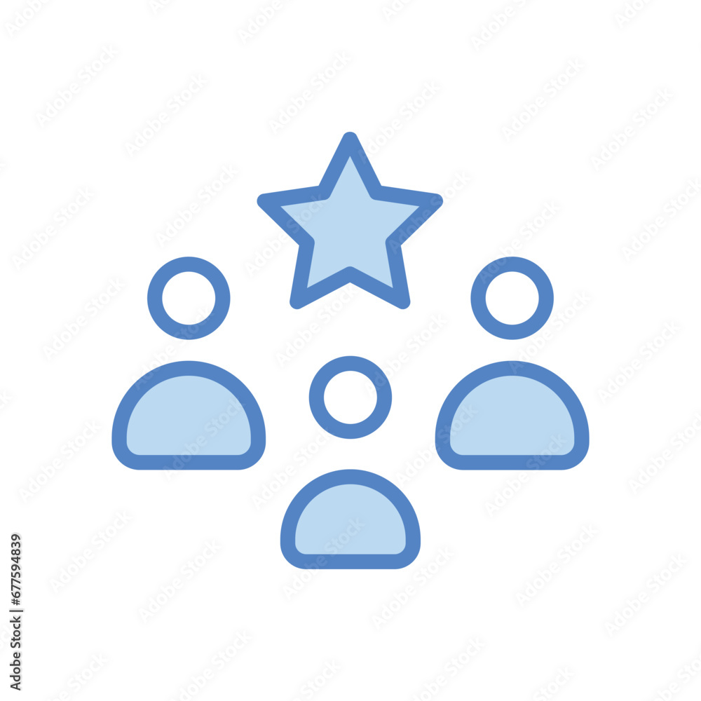 Leadership icon isolate white background vector stock illustration. Leadership icon isolate white background vector stock illustration.