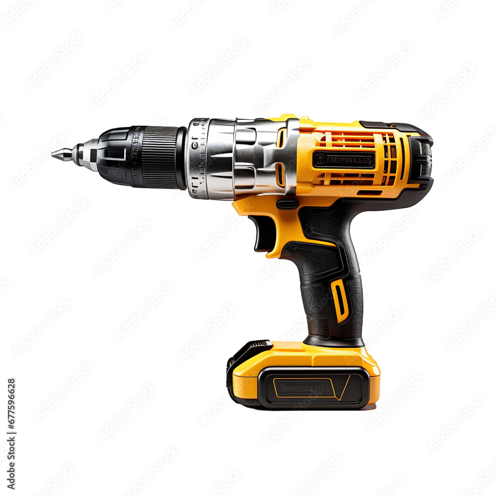 Drill isolated on transparent background Drill isolated on transparent background