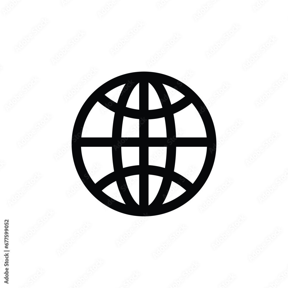 internet icon, go to web icon on white background. element for design internet icon, go to web icon on white background. element for design