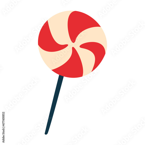 lollipop isolated on white