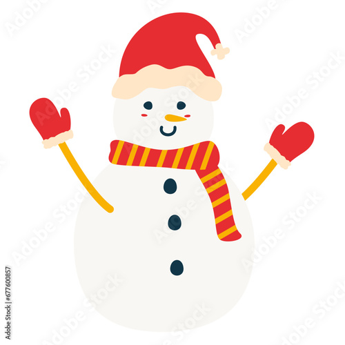 snowman with broom