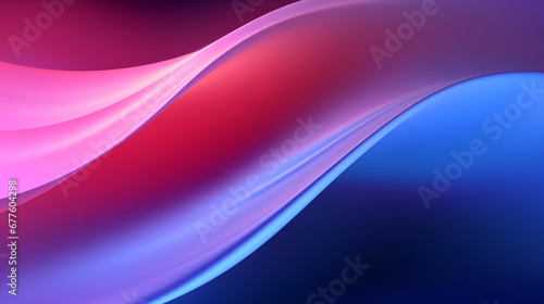 Wallpaper Mural モダンアートウェーブ：スタイリッシュなグラデーション Torontodigital.ca