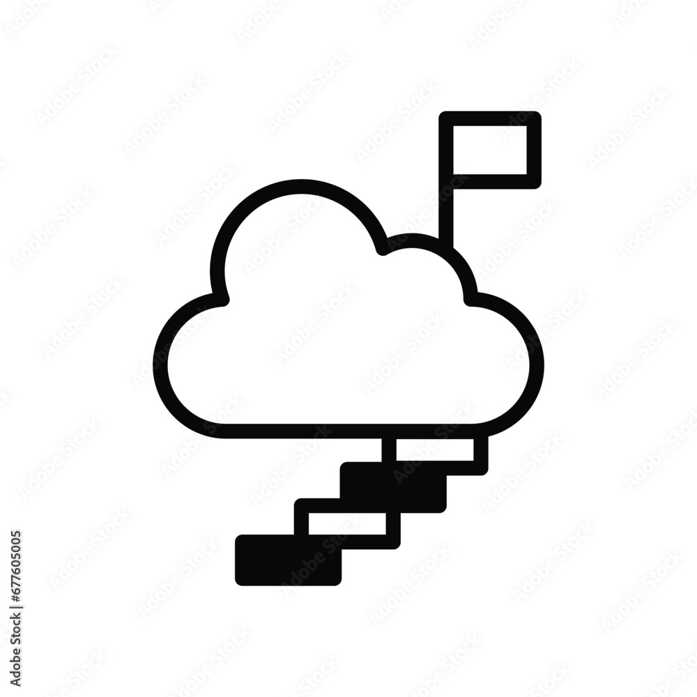 Motivation icon isolate white background vector stock illustration. Motivation icon isolate white background vector stock illustration.