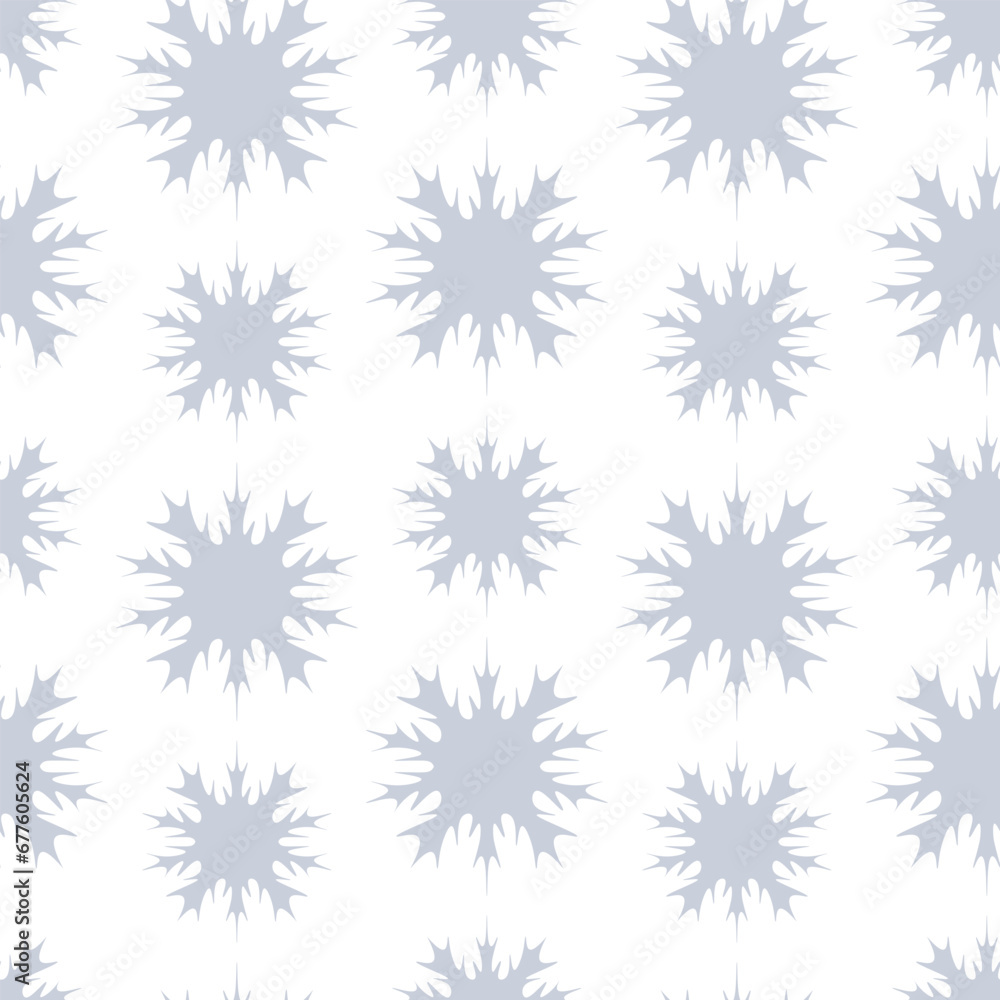 Snowflakes. Seamless vector pattern. Endlessly repeating pattern. Purple crystals on an isolated background. Christmas decorative element. Idea for packaging, case, textile, wallpaper, web design. Snowflakes. Seamless vector pattern. Endlessly repeating pattern. Purple crystals on an isolated background. Christmas decorative element. Idea for packaging, case, textile, wallpaper, web design.