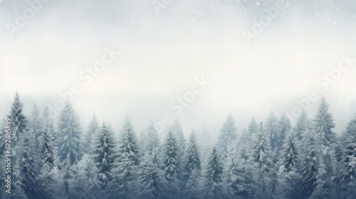 wood forest snowfall calm majestic illustration tree landscape, snow mountain, ice mountains wood forest snowfall calm majestic © vectorwin