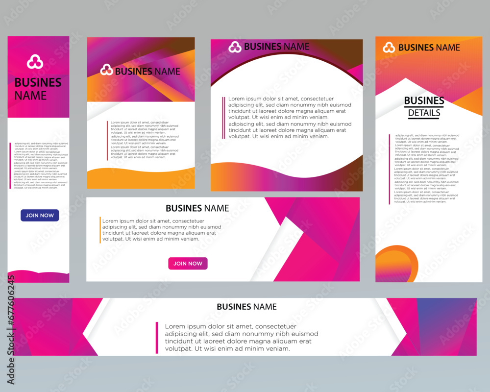 Obraz premium banner design | modern design template for infographics